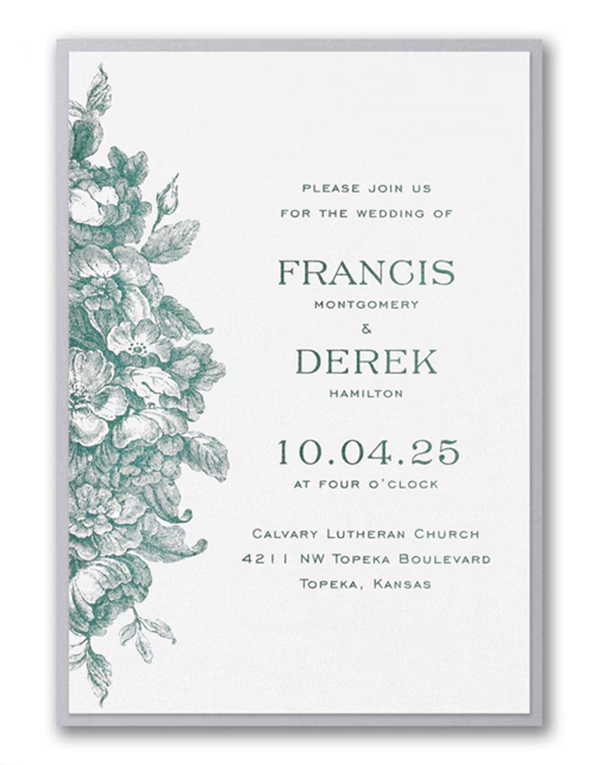 Floral Invitations